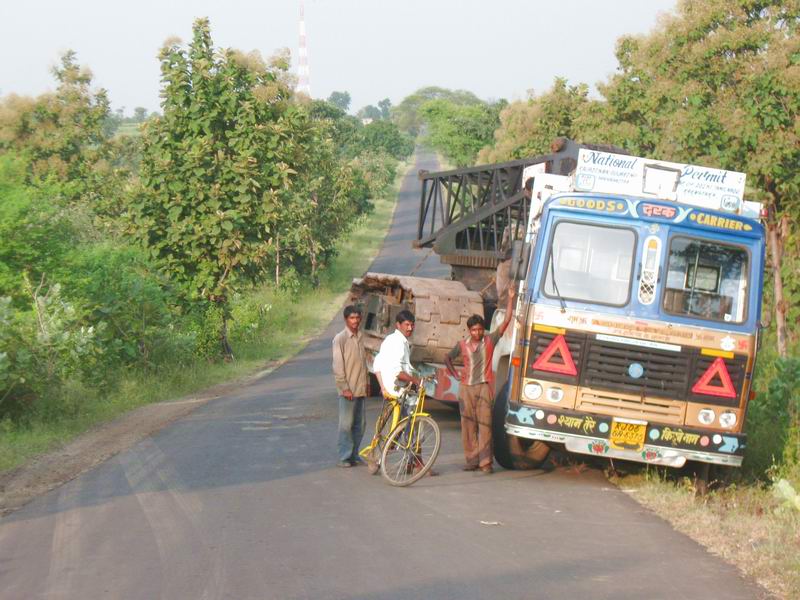 Camion impantanato